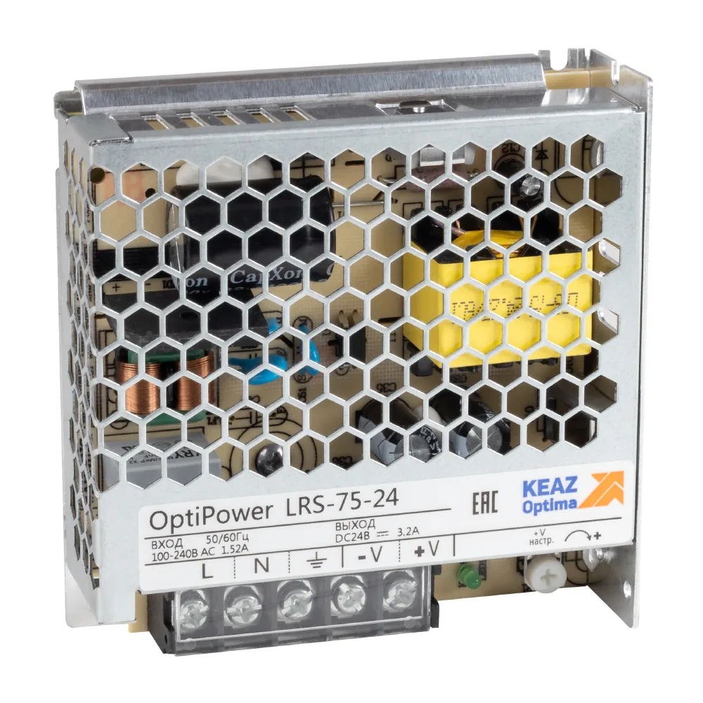 Блок питания панельный КЭАЗ OptiPower LRS 75-24 3.5A
