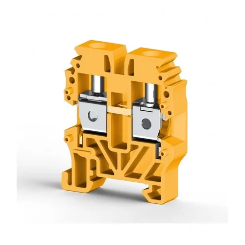 Миниклеммник винтовой 4 мм.кв жёлтый KLEMSAN MVK 4 304433