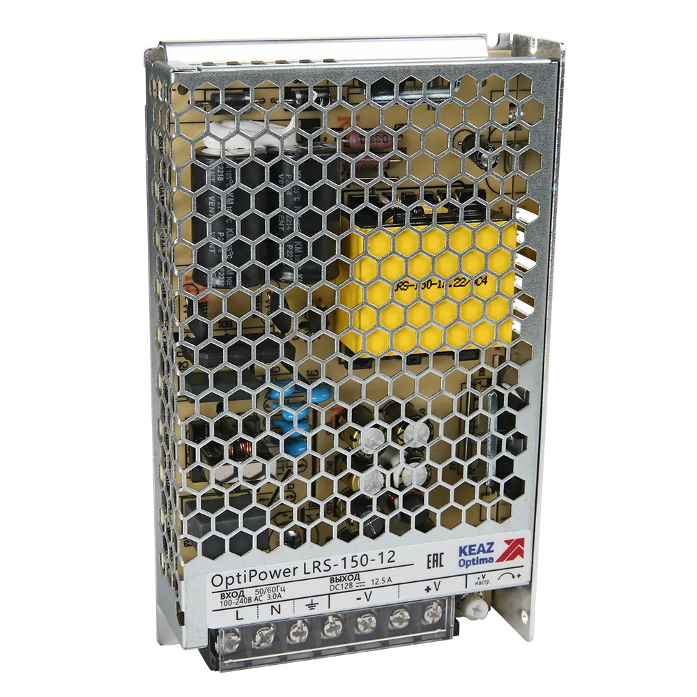 Блок питания панельный КЭАЗ OptiPower LRS 150-12 12.5A