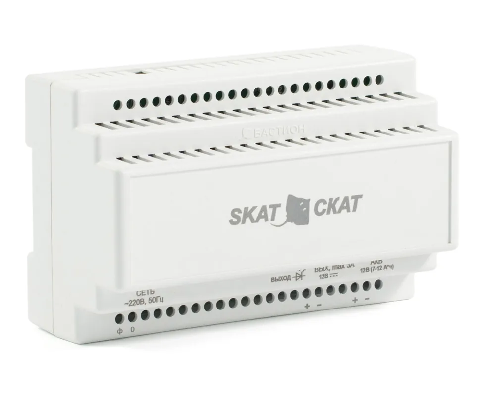 Источник бесперебойного питания Бастион SKAT-12-3.0-DIN (СКАТ ИБП-12/3-DIN)