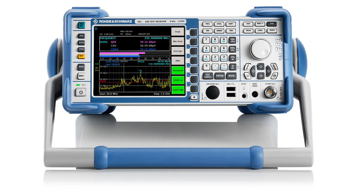 Приемник электромагнитных помех Rohde & Schwarz ESL6 с генератором