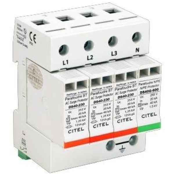 Устройство защиты от импульсных перенапряжений Citel DS74R-280/G (491112), тип 2