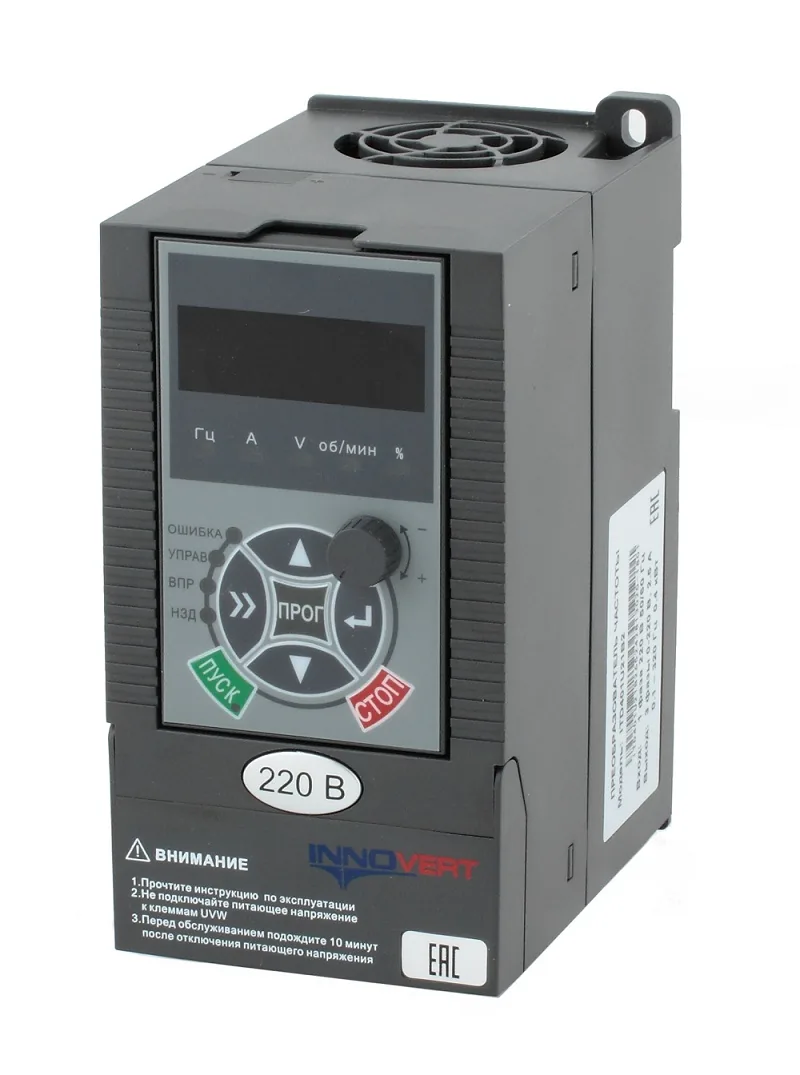Преобразователь частоты векторный INNOVERT ITD112U21B2