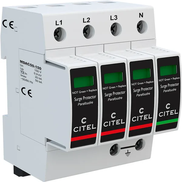 Устройство защиты от импульсных перенапряжений Citel DAC50S-31-150 (821110144), тип 2