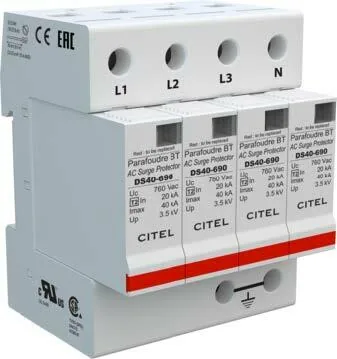 Устройство защиты от импульсных перенапряжений Citel DS44-690 (461802), тип 2