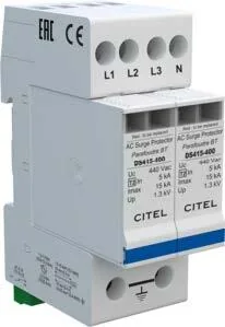 Устройство защиты от импульсных перенапряжений Citel DS415S-400 (451412), тип 2 (или 3)