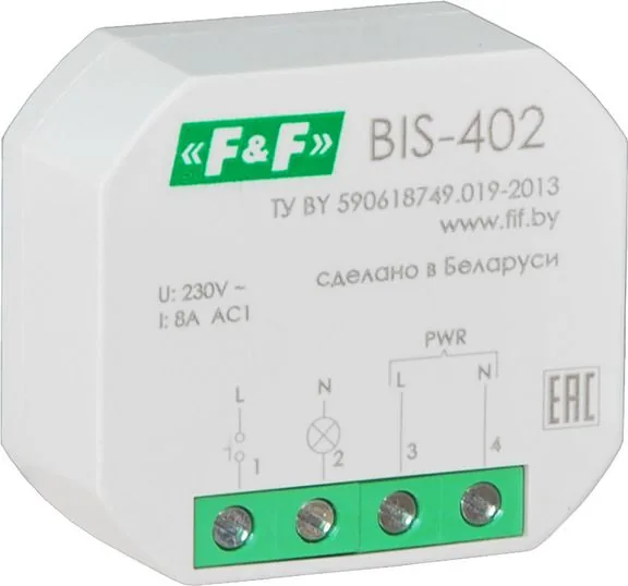 Реле импульсное F&F BIS-402