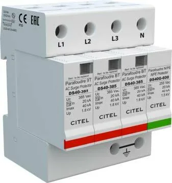 Устройство защиты от импульсных перенапряжений Citel DS44-385/G (461212), тип 2