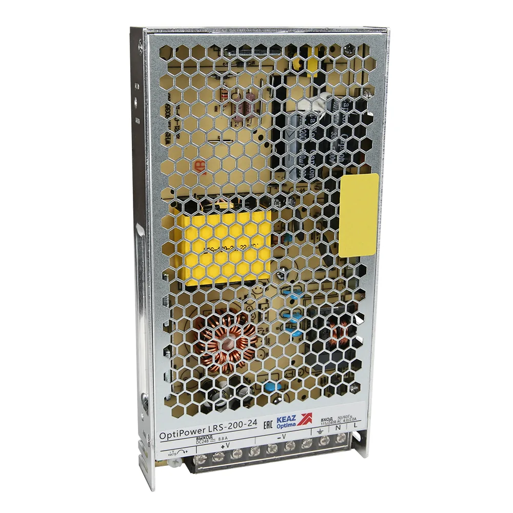 Блок питания панельный КЭАЗ OptiPower LRS 200-24 8.8A