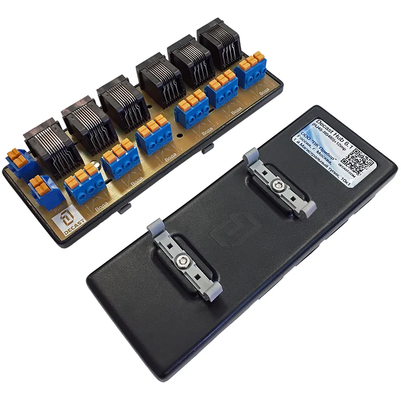 Декаст Hub 6.1 RJ45-RS485 + 12imp