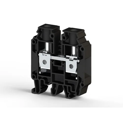 Винтовой клеммник на DIN-рейку 25 мм.кв. чёрный KLEMSAN AVK25 RD 304295