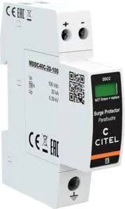Устройство защиты от импульсных перенапряжений Citel DDC40C-20-100 (828410511), тип 2, компактный, AC/DC