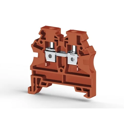 Винтовой клеммник на DIN-рейку 4 мм.кв. красный KLEMSAN AVK4 RD RP 304214RP