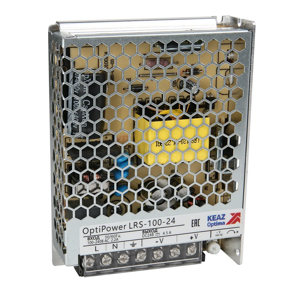 Блок питания панельный КЭАЗ OptiPower LRS 100-24 4.5A
