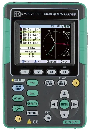 Анализатор электроэнергии Kyoritsu KEW 6315-05