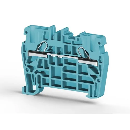 Клеммник пружинный быстрозажимной Push in, 4 мм.кв. синий KLEMSAN PYK4 307111