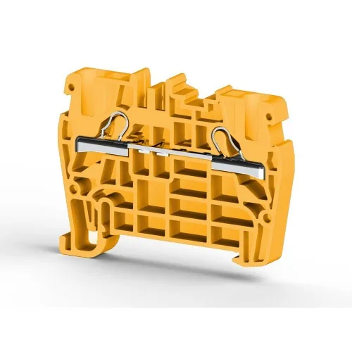 Клеммник пружинный быстрозажимной Push in, 4 мм.кв. жёлтый KLEMSAN PYK4 307113