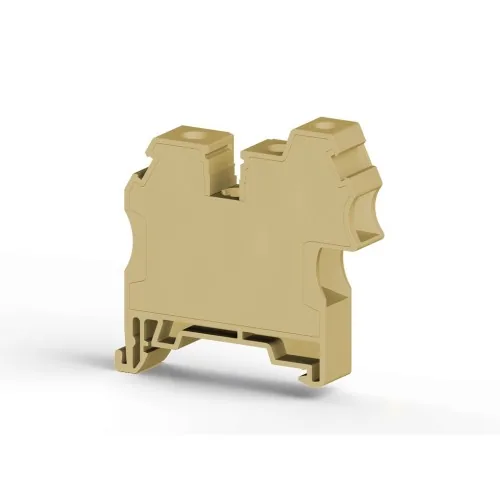 Винтовой клеммник 3-х выводной, 2x10 мм.кв 1x4 мм.кв. бежевый KLEMSAN AVK10 RD 4 304280