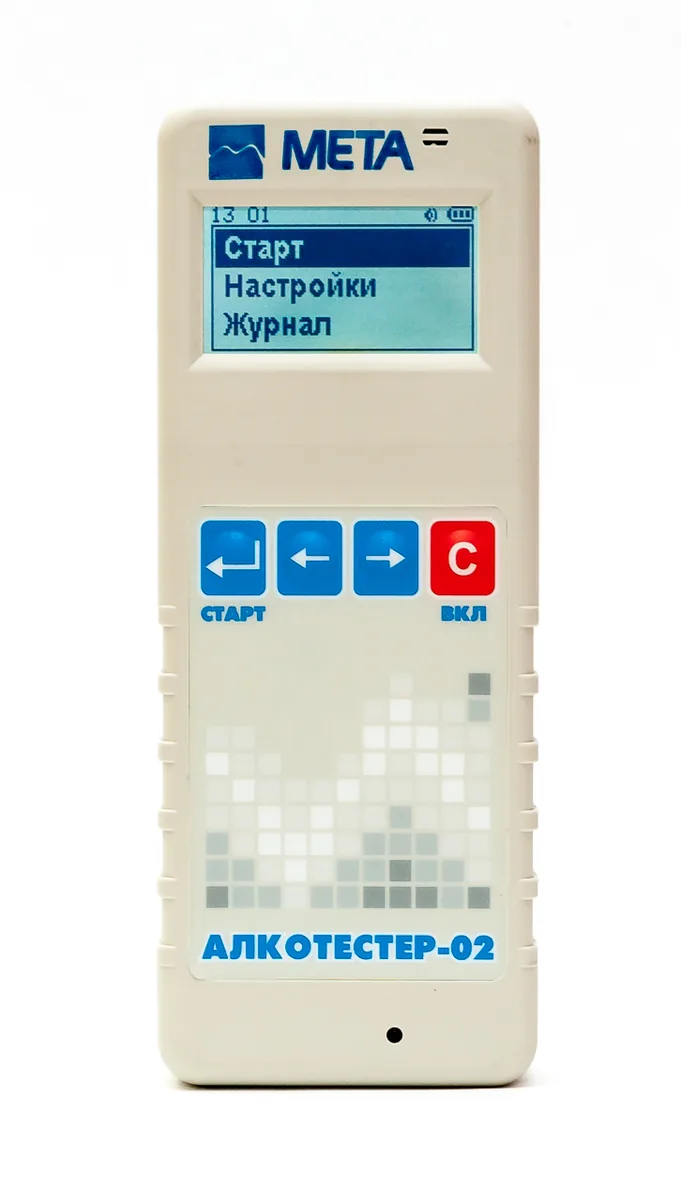 Алкотестер МЕТА 02