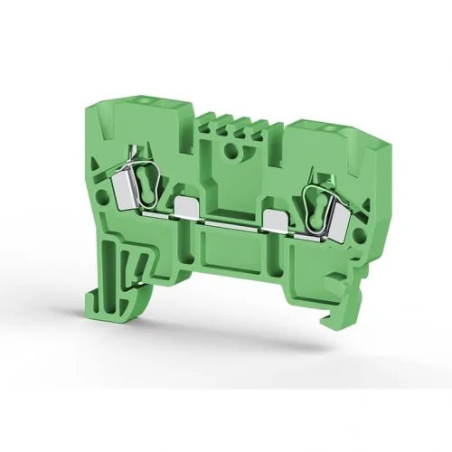 Клеммник пружинный 2,5 мм.кв. зелёный KLEMSAN YBK2,5 306222