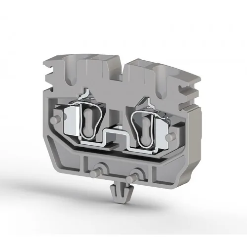 Миниклеммник пружинный на монт.плату, 2,5 мм.кв. серый KLEMSAN MYSK2,5 306449