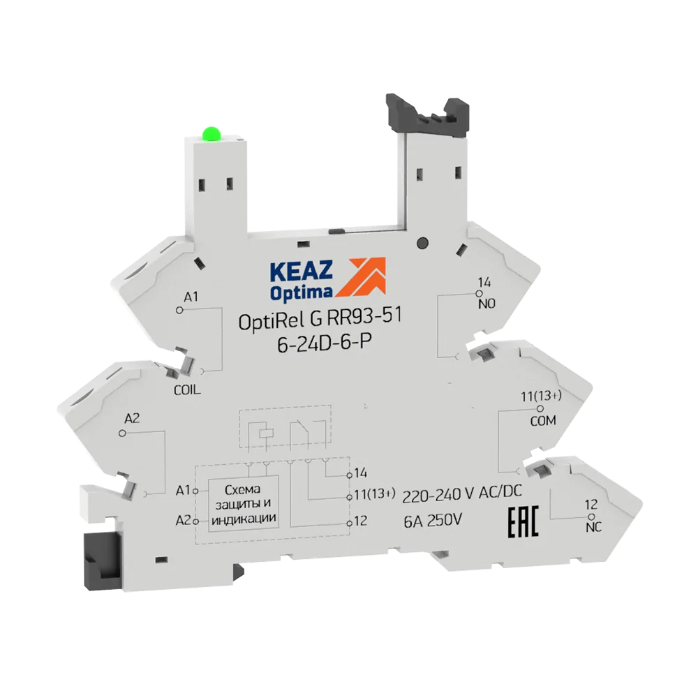 Розетка для реле КЭАЗ OptiRel G RR93