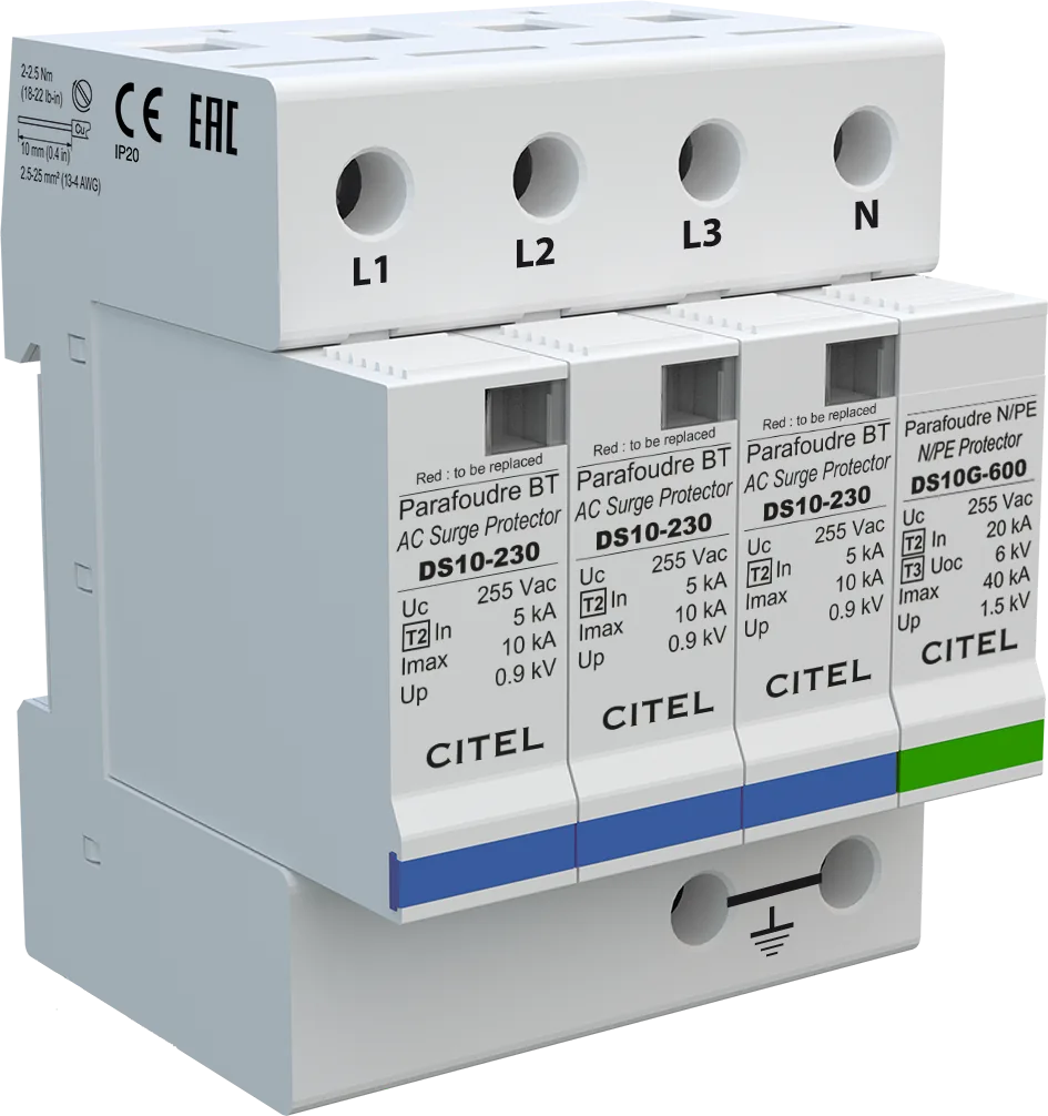 Устройство защиты от импульсных перенапряжений Citel DS14-230/G (471512), тип 2 (или 3)