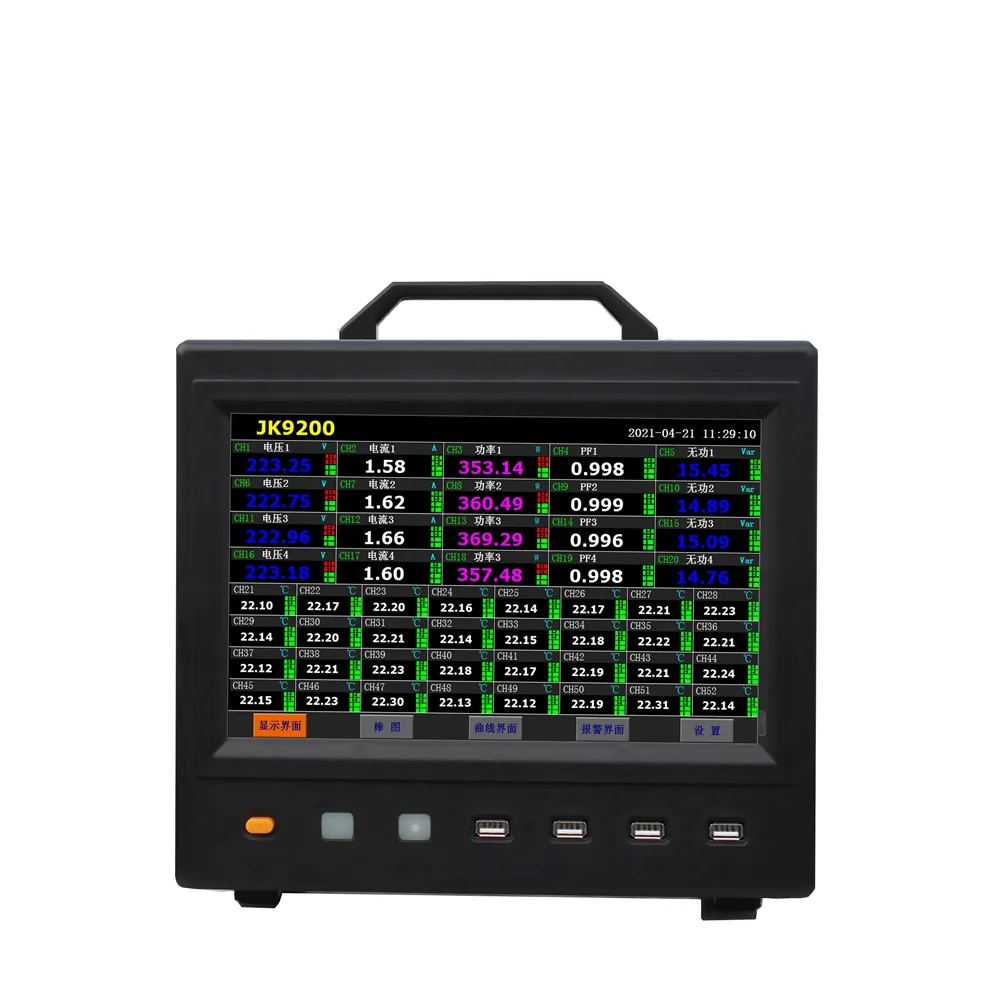 Многоканальный регистратор температуры и мощности Jinko JK9200