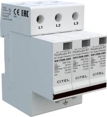 Устройство защиты от импульсных перенапряжений Citel DS133R-280 (571103), тип 1+2