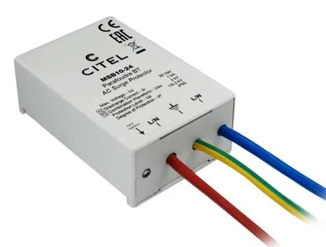 Устройство защиты от импульсных перенапряжений Citel MSB10-24 (561321) для сети 24В переменного тока