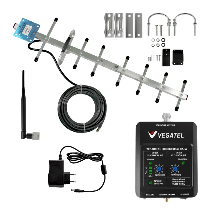 Репитер VEGATEL комплект VT-900E-kit LED