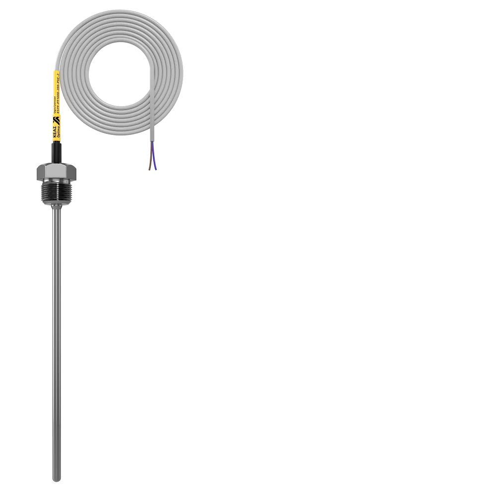 Датчик температуры погружной КЭАЗ OptiSensor ESTF-PT1000-200-PVC-2