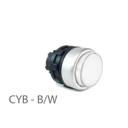 Кнопка управления - выступающая - без фиксации KLEMSAN CYB-B-W 800410