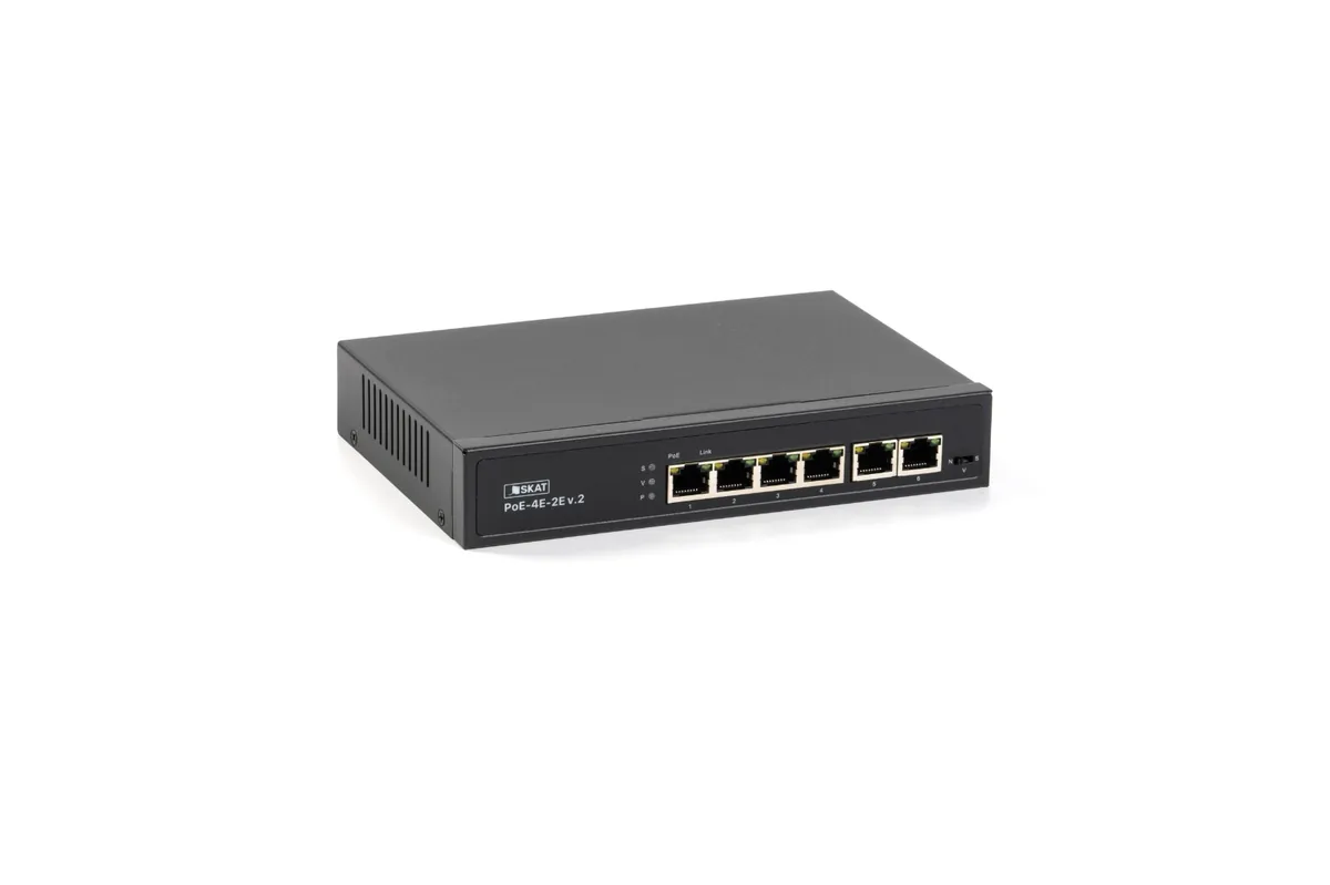 Коммутатор Бастион SKAT PoE-4E-2E v.2
