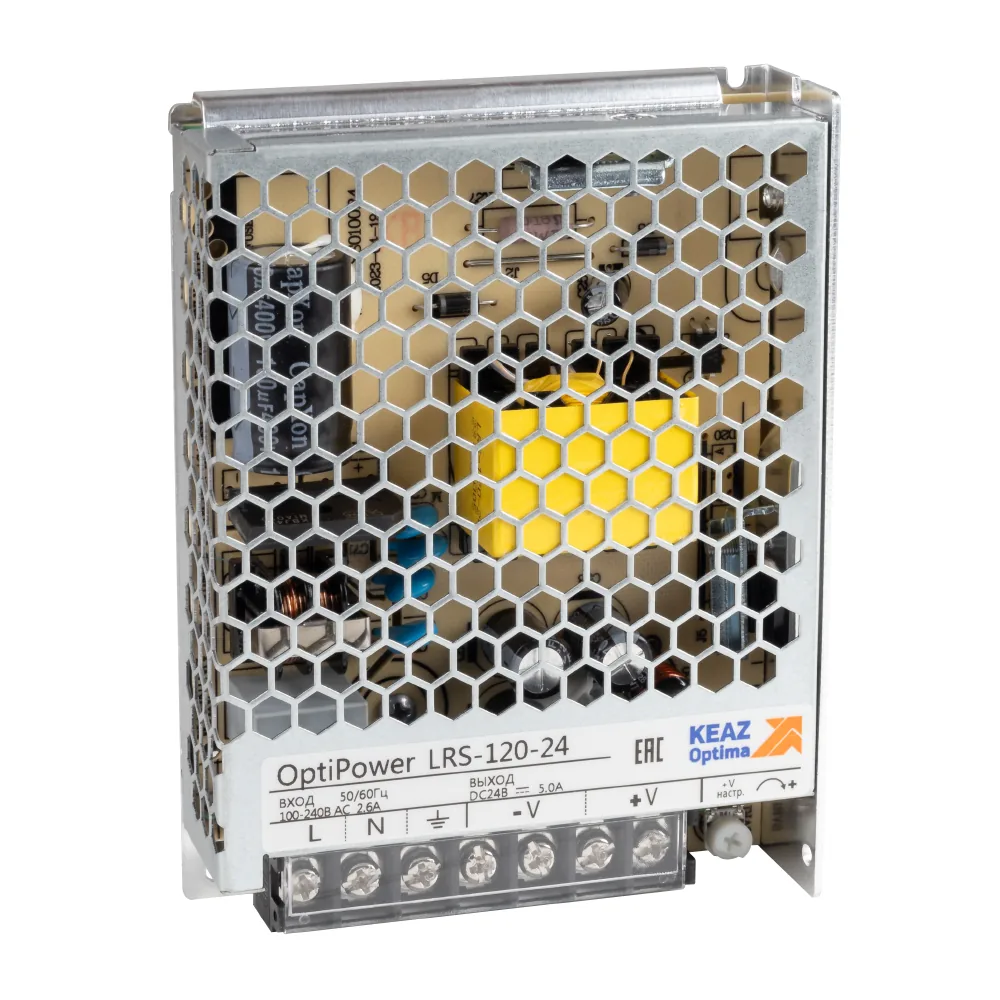 Блок питания панельный КЭАЗ OptiPower LRS 120-24 5A