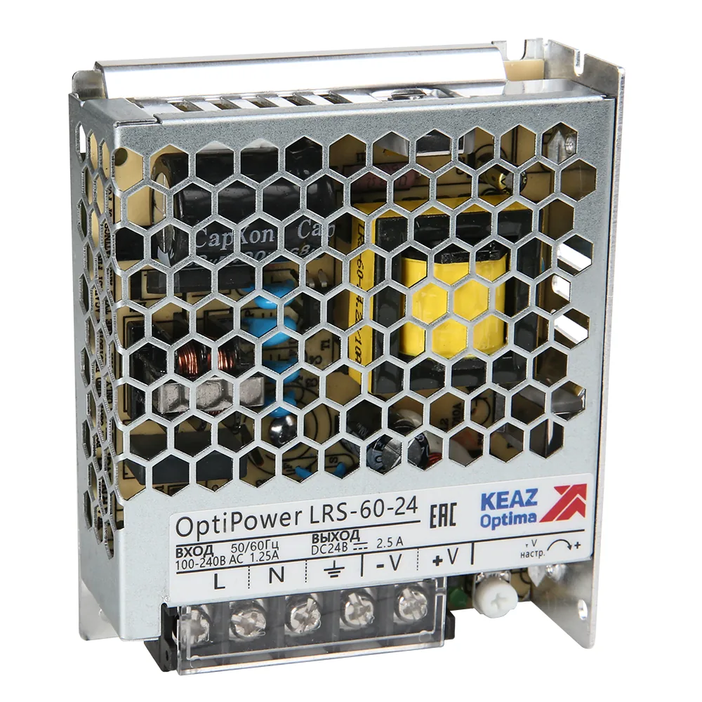 Блок питания панельный КЭАЗ OptiPower LRS 60-24 2.5A