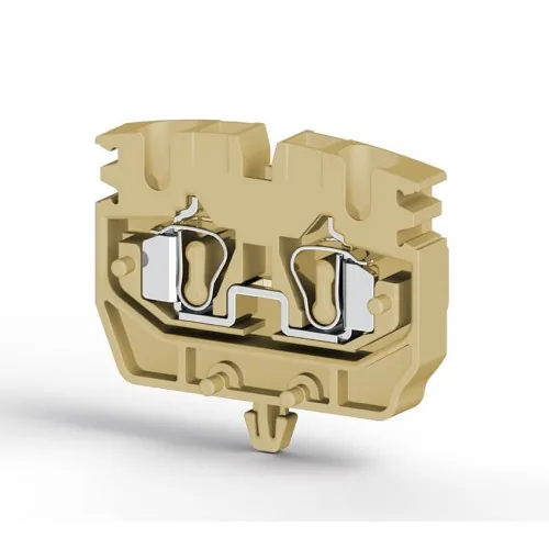 Миниклеммник пружинный на монт.плату, 2,5 мм.кв. бежевый KLEMSAN MYSK2,5 306440