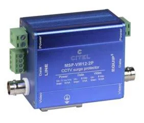 Устройство защиты от импульсных перенапряжений Citel MSP-VM12-2P (420433) для камер видеонаблюдения